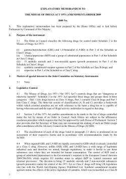 (amendment) order 2009