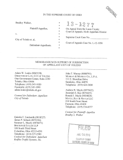memorandum in support of jurisdiction