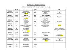 Middle School Sports Schedule - Prince Edward County Public