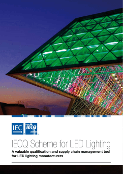 IECQ Scheme for LED Lighting