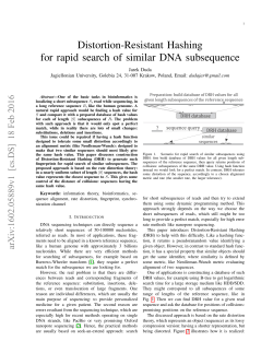 Distortion-Resistant Hashing