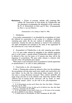 Tissues of prismatic celloidin cells containing Biocolloids. II