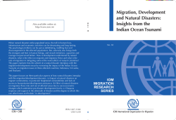 Migration, Development and Natural Disasters