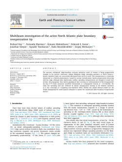Multibeam investigation of the active North Atlantic plate boundary
