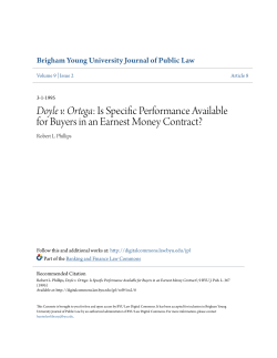 Doyle v. Ortega - BYU Law Digital Commons