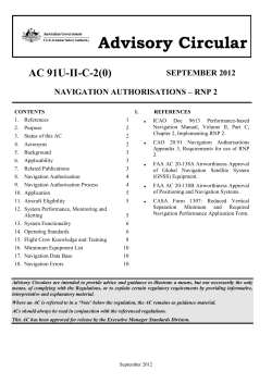AC 91U-II-C-2(0) - Navigation Authorisations - RNP 2