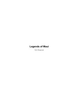 Legends of Maui - Encyclopaedia.com