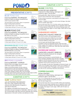 Pond2O Laminate Hang Sheet