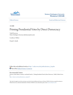 Priming Presidential Votes by Direct Democracy