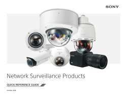 Network Surveillance Products