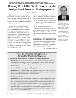 Coming Up a Little Short: How to Handle Insignificant