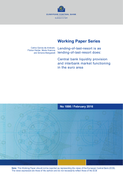 Lending-of-last-resort is as lending-of-last