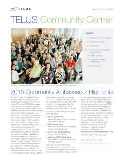 TELUS Community Corner - TELUS Community Investment