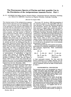 the Elucidation of the Antipernicious Anaemia Factor. Part 1