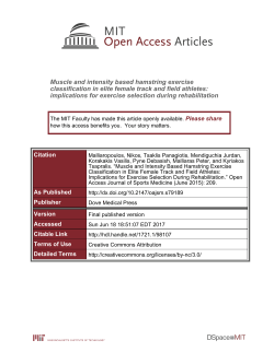 Muscle and intensity based hamstring exercise classification in elite