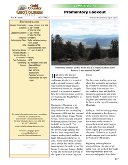 Promontory Lookout - Explore Gold Country