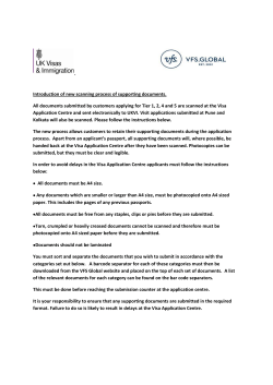 Introduction of new scanning process of supporting