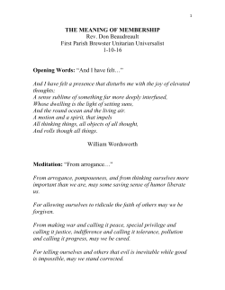 the meaning of membership fpb 1 10 16