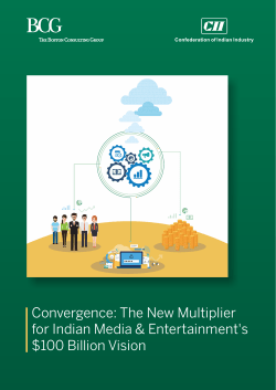 BCG-CII &ndash; Convergence-The new multiplier for Media