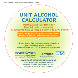 Alcohol Calculator (Wheel)