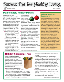 Holiday Eating - Network 8, Inc.