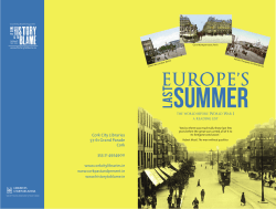 Europe`s Last Summer - Cork City Libraries