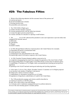 29: The Fabulous Fifties - apush-xl