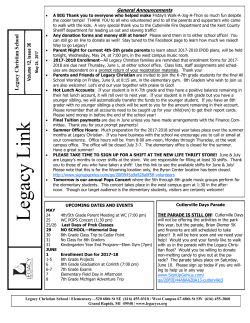 Legacy Link - Legacy Christian Schools