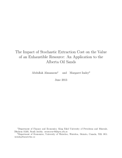 The Impact of Stochastic Extraction Cost on the Value of an