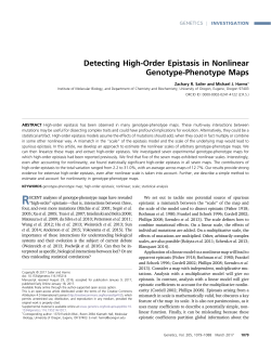 Detecting High-Order Epistasis in Nonlinear Genotype