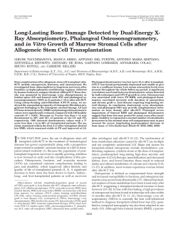 Long-Lasting Bone Damage Detected by Dual-Energy X