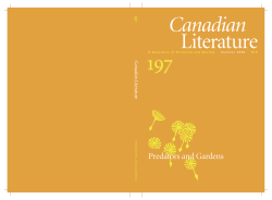 Full Issue - Canadian Literature