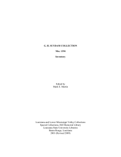 (G. H.) Collection - LSU Libraries