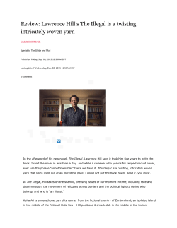 Review: Lawrence Hill`s The Illegal is a twisting, intricately woven yarn