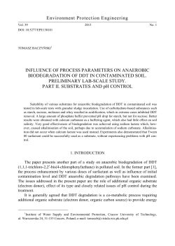 Influence of process parameters on anaerobic biodegradation of