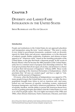Diversity and Laissez-Faire Integration in the United