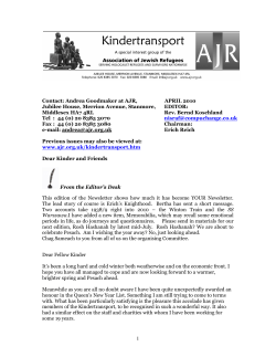 April 2010 - The Association of Jewish Refugees