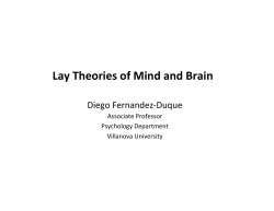 Lay Theories of Mind and Brain