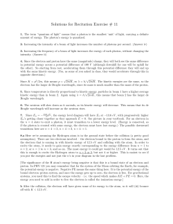 Solutions for Recitation Exercise # 11