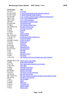 Mississauga Library System DVD Library