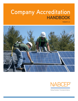 Company Accreditation