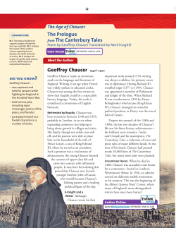 The Canterbury Tales Prologue Text