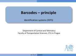IDFS barcodes principle