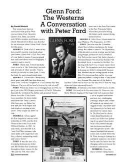 Glenn Ford - Western Writers of America