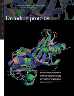 Decoding proteins