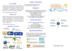 Contacts | Mawasiliano Headquarter Northern Zone Branch Lake