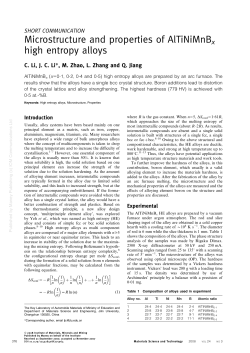 Microstructure and properties of AlTiNiMnBx high entropy