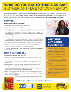 other anti-lgbtq* comments?