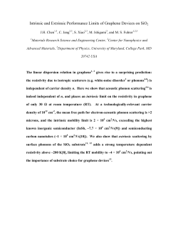 Intrinsic and Extrinsic Performance Limits of