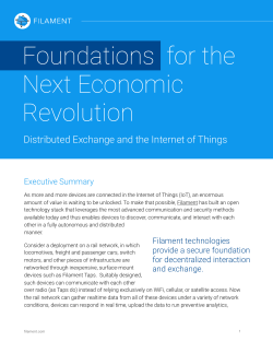 Foundations for the Next Economic Revolution